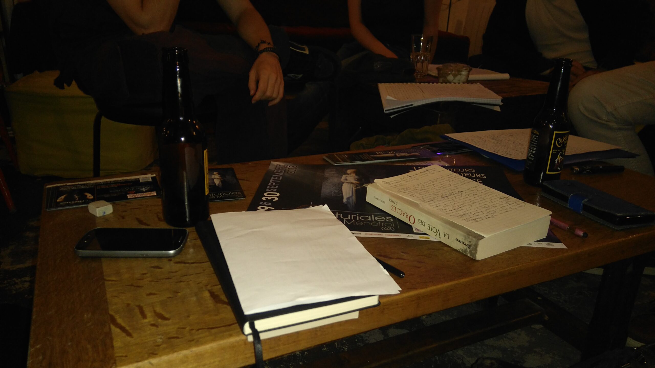 Et un atelier d’écriture, un !